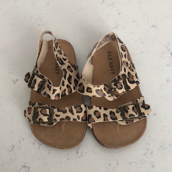 Baby girl cheetah sandals - Picture 1 of 4